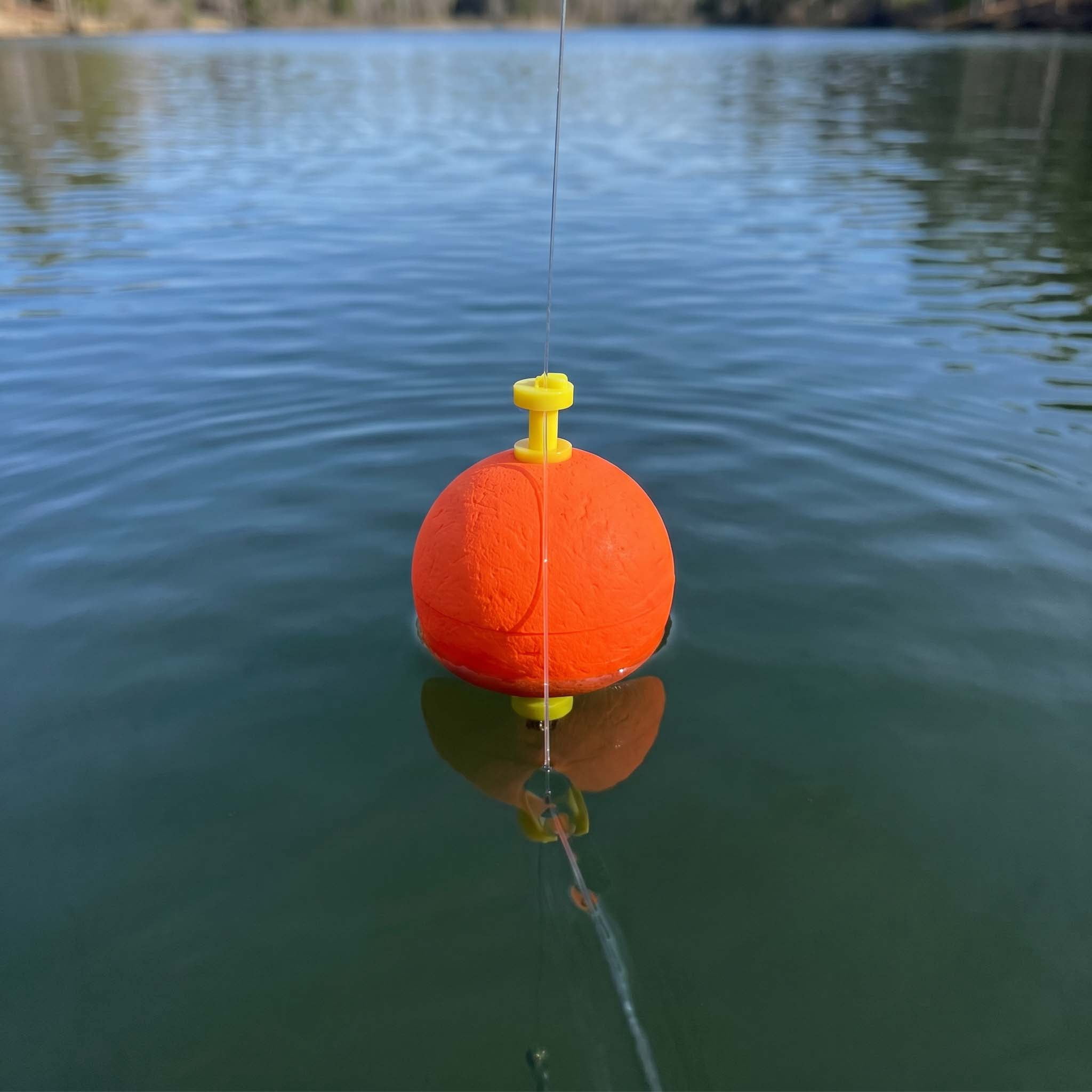 Comal Weighted Round Snap-on Fishing Bobber, Red