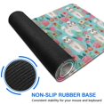 thumbnail image 6 of Long Mouse Pads for Desk,Bichon Dog Blue Florals Desk Mats on Top Of Desks, Desk Mouse Pad Extra Large with 3mm Non-Slip Base and Stitched Edge for Gaming,Office,Work,Home 31.5"x15.7", 6 of 6