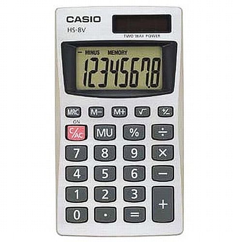 CASIO COMPUTER CO., LTD POCKET CALCULATOR HS8V - Walmart.com - Walmart.com