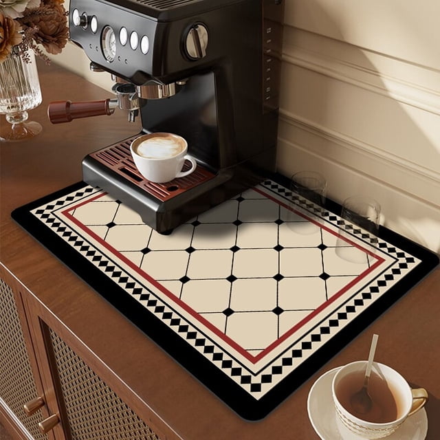 Escurridor de platos de cocina, alfombrilla absorbente para secado de vajilla, Mantel Individual, Protector de encimera, Tapis de cocina