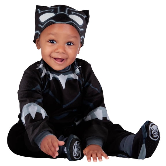 Toddler Boys' Marvel Avengers Black Panther Costume by Jazwares - Size 12-18 Months
