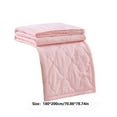 thumbnail image 3 of Clearance Boovnll Cooling Comforter, 70x80" Cold Touch Fabric Lightweight Soft Fluffy Rest Cooling Comforter for Hot Sleepers & Night Sweats for Adults, Children, Comforter (Pink), 3 of 8