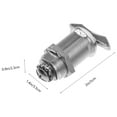 thumbnail image 4 of FUTUREORYY 1Set Lock for Cupboard Doors in Silver Color for Indoor and Outdoor Use, 4 of 4