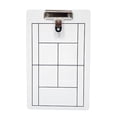 thumbnail image 2 of ZenCart Dry Erase Tennis Coaching Clipboard Double-Sided Tennis Tactical White Board with Marker Pen for Tennis Training, 2 of 8