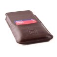 thumbnail image 4 of Dockem Provincial Wallet Sleeve for iPhone 14 Pro Max, 13 Pro Max, 12 Pro Max, 11 Pro Max, XS Max, 8 Plus, 7 Plus, 6/6S Plus: Slim Professional Pouch with 2 Pockets [Brown], 4 of 9