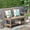 Grey, variant on Gorgeous Bench, Gray Wood, Shelf Included Imperial Wood Bench In Gray, With Practical Storage