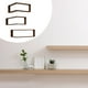 thumbnail image 5 of Estante de pared de esquina, organizador de exhibición de pared, estante rústico multifuncional de madera para pared 3 piezas, 5 of 7