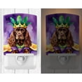 thumbnail image 2 of Cocker Spaniel King of Mardi Gras Ceramic Night Light 4 in x 6 in, 2 of 3