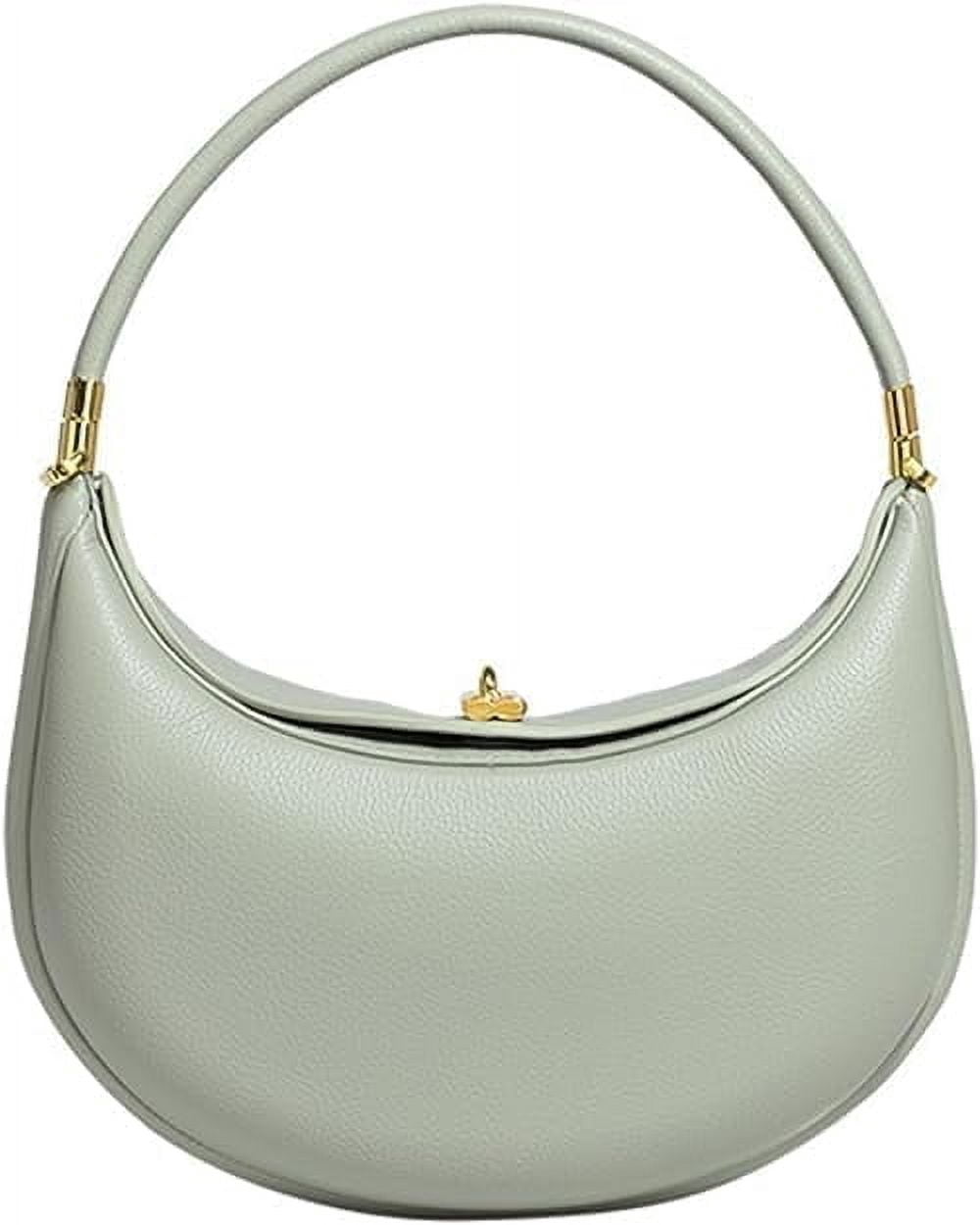 PU Leather Crescent Bag Crossbody Purses for Women Luna Bag 4 In 1 Cute Shoulder Bag Half Moon Bag Hobo Clutch Purse