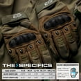 thumbnail image 3 of Glove Station - Gloves for Men and Woman with Touchscreen Fingers - Durable and Comfortable Hand-Gear for Outdoor Work - Green/Small, 3 of 4