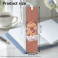 thumbnail image 7 of FOR U DESIGNS Brown Capybara Study Print Backpack 6Pcs Set for Middle School Elementary, Lightweight Bookbag with Lunch Box Pencil Case Water Bottle Sleeve Leather Bookmark Keychain, 7 of 7