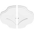 thumbnail image 3 of 32"OD x 1"ID x 11"C x 1"P Percival Architectural Grade PVC Contemporary Ceiling Medallion, Two Piece, 3 of 7