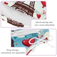 thumbnail image 3 of Eiffel Tower Valentine's Day Swim Wear Detachable Sponge Adjustable Strap Bikini Set Two-Pack for Multiple Scenes, 3 of 6