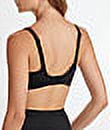 Women's Bali DF3386 One Smooth U Lace Minimizer Underwire Bra (Black 40C)