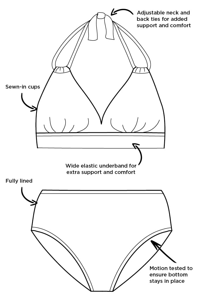 avenger halter bikini