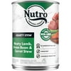NUTRO HEARTY STEW Natural Cuts in Gravy Meaty Lamb, Green Bean & Carrot Stew Adult Wet Dog Food, 12.5 oz. Can