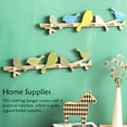thumbnail image 5 of Clothing Hanger Coat Rack Jacket Hook Shop Fine Workmanship Decal Pendent Branch Bird Attractive Storage Holder Green, 5 of 10