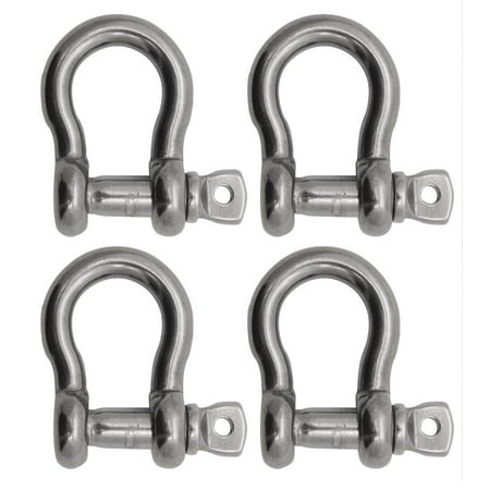 

Extreme Max 3006.8336.4 BoatTector Stainless Steel Anchor Shackle - 1 4-Pack