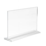 Econoco - HPCT711HTP - Acrylic Top Load 11" W x 7" H Counter Top Sign Holder - Sold in Pack of 24