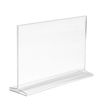 Econoco - HPCT711HTP - Acrylic Top Load 11" W x 7" H Counter Top Sign Holder - Sold in Pack of 24