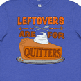 thumbnail image 4 of Inktastic Leftovers are for Quitters with Pumpkin Pie Youth T-Shirt, 4 of 5