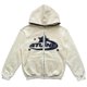 thumbnail image 1 of Ropa Sudadera con capucha retro de gran tamaño con estampado de estrellas Y2k Street Hip--caqui-XXL brillar Electrónica, 1 of 2