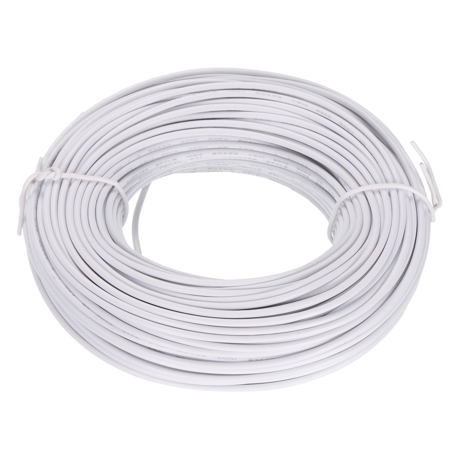 Cavo Elettrico Unipolare 16 AWG Bianco 30m (100 Ft) - UL1015 600V - Remington Industries
