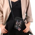 thumbnail image 4 of HELLHERO American Flag with Zipper Small Crossbody Purse for Outdoor Travel, 4 of 7