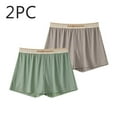 thumbnail image 2 of Men's Ice Silk Sleep Shorts Breathable Loose Fit Boxer Briefs for Sports & Lounge, Soft Ventilated Casual Homewear Summer Underwear (1/2/3-Pack), 2 of 3
