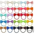 thumbnail image 3 of 25PCS Baby Hair Bows Ties For Toddler Girls Ribbon Elastic Ponytail Holders Soft No Damage Hair Ropes, 3 of 6