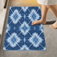 thumbnail image 3 of Rectangle Bath Rugs Plush Bathroom Carpet Mat Non Slip Bathroom Mats Blue and White Tie-dye, 3 of 5
