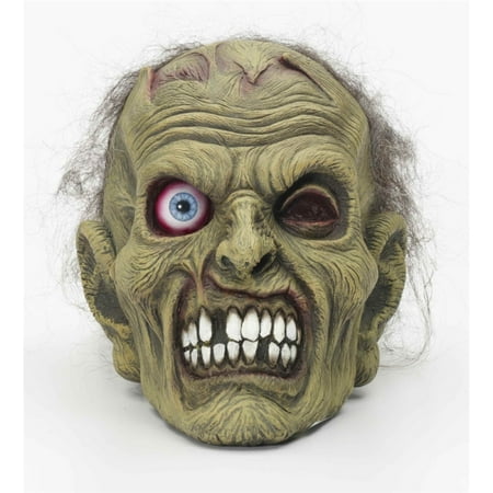 Zombie Head Mask Halloween Costume Accessory