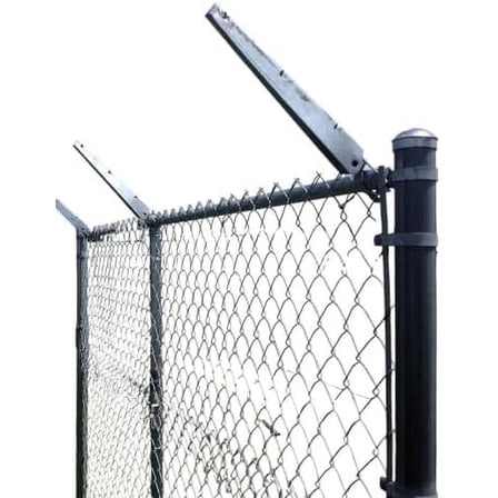 Barbed Wire / Barbwire Arm Extensions for Chain Link Fence - Set of 9 1-5/8"$$Garden & Patio