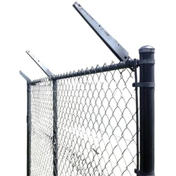 Barbed Wire / Barbwire Arm Extensions for Chain Link Fence - Set of 9 1-5/8"$$Garden & Patio