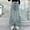 Blue, variant on Girls Baggy Jeans Elastic Waist Wide Leg Denim Pants Teen Clothing Kids Jeans Girls