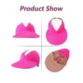 thumbnail image 5 of Spencer Womens Sun Visor Hat Large Wide Brim Open Top Sun Hat Summer UV Protection Beach Cap, 5 of 7