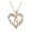 N, variant on Accessories Necklaces Pendants Women's Fashion Heart Letter Necklace 26 Letters Love Clavicle Neck Chain H