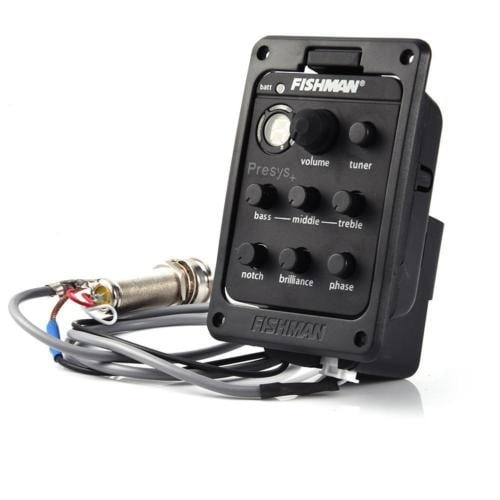 FISHMAN Presys Blend 201 Acoustic EQ Equalizer Guitar Preamp Piezo Pickup Tuner