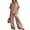 Earthy tones and colors, variant on Cotton Linen Sets for Women 2 Piece V Neck Shirts Wide Leg Pants Summer Lounge Vacation Beach Outfits M