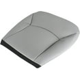 thumbnail image 3 of PET-U Driver Side Bottom Leather Seat Cover Gray Replacement for 2002 2003 2004 2005 2006 2007 2008 E150 E250 E350, 3 of 7