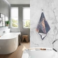 thumbnail image 2 of Yayeee 2 Pack Hand Towels for Bathroom 100% Cotton 16" x 28" Soft Absorbent Kitchen Towel, Ethereal Mountain, 2 of 7