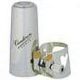thumbnail image 2 of Vandoren Optimum Ligature and Plastic Cap for Bb Clarinet; Silver-Plated; Includes 3 Interchangeable Pressure Plates, 2 of 2