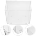 thumbnail image 2 of Small Tank No Lid Fish Tank Betta Fish Tank Small Aquarium Square Fish Bowl, 2 of 8