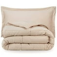 thumbnail image 1 of Tan Twin Extra Long Down Alternative Comforter Set by Ivy Union, 1 of 2