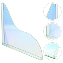 Minkissy Bathroom Shower Splash Guard, 1 Piece, Multi-Color, Acrylic, , Easy Install, Prevents Water Splash