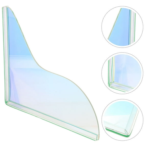 Minkissy Bathroom Shower Splash Guard, 1 Piece, Multi-Color, Acrylic, , Easy Install, Prevents Water Splash