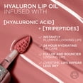 thumbnail image 6 of L'Oreal Paris Plump Ambition Hyaluron Lip Oil 24HR Care, Hyaluronic Acid Lip Gloss, Cristal Clear, 0.16 fl oz, 6 of 11