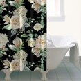 thumbnail image 5 of Waterproof Pioneer Shower Curtain 36x72 Inch Polyester Unique Colorful Floral Shower Curtain for Bathroom Hotel Home Decor with 7 Plastic Hooks, 5 of 5