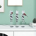 thumbnail image 3 of Gatita ornamentos Decoración de gatos Esculturas de caricatura Esculturas modernas Adornam Tomfeel Artesanías de metal, 3 of 7