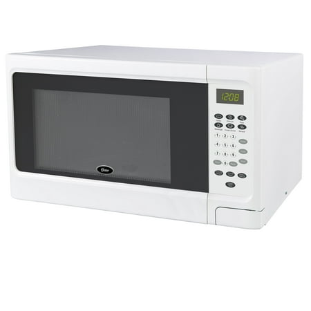 Oster 1.1 Cu Ft 1000 Watts/Push Button in White